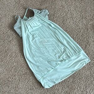 Lululemon Mint Green Workout Tank, light mark in front of
